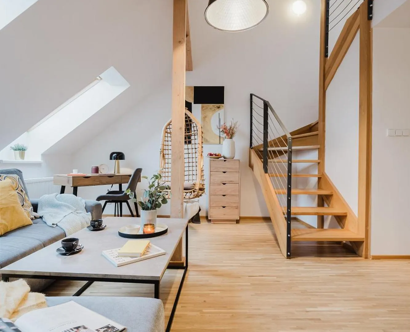 Apartman Prague Days - Attic Loft - Work Space - Private Parking